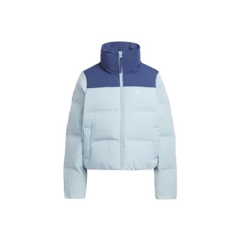 Adidas Originals Clover Series Outfit Down Jacket Women's Light Blue