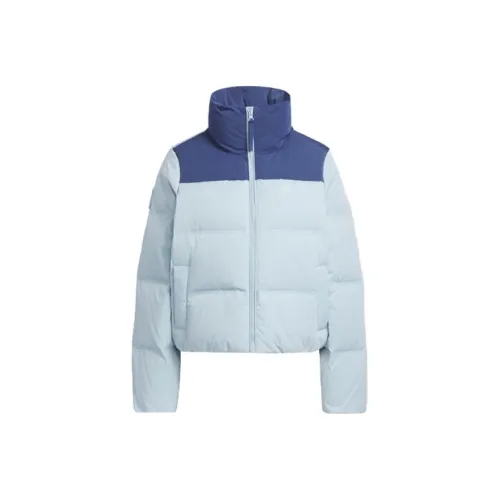 Adidas Originals Clover Series Outfit Down Jacket Women's Light Blue