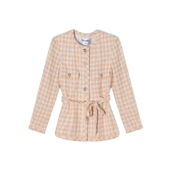 CHANEL Jackets Coats Women's Orange