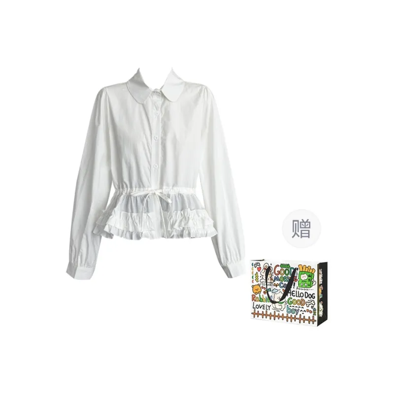 OURUOKE Shirts Women's-0