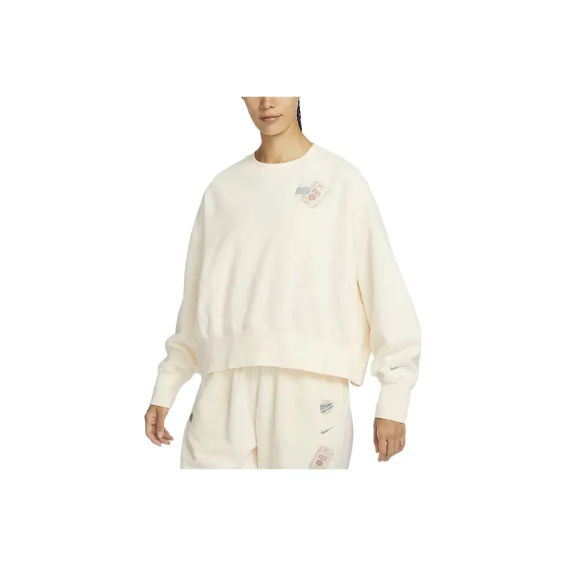 Nike x Naomi Osaka Sweatshirt Women's Light Ivory White-0