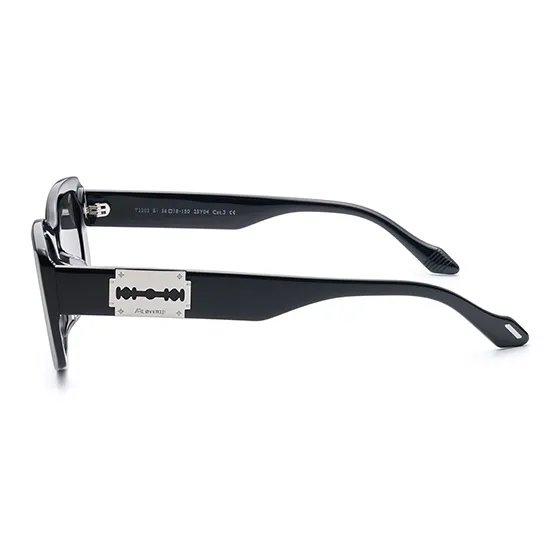 THE OWNER Plate Frame Rectangular Sunglasses Unisex-5
