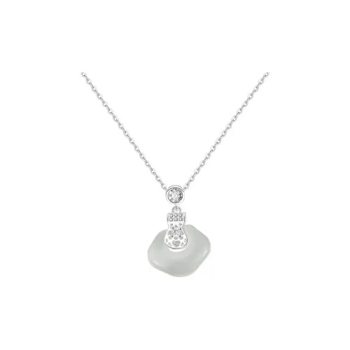 Emerald Chalcedony Necklaces Women's
