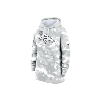 Nike Denver Broncos Salute To Service Primary Edge Club Women's Nike Nfl Pullover Hoodie