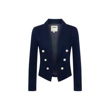 L'AGENCE Wayne Denim Blazer