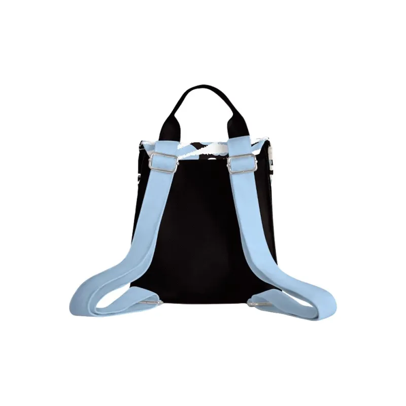 AOSONG Suede Technology Fabric Backpack Small Size Unisex Blue-2