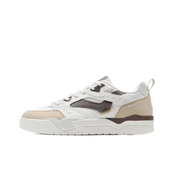 XTEP Wade Fission Coverage Cushioning Low Top Skateboard Shoes Men's White Umber