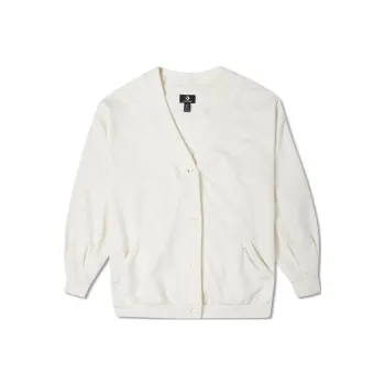 Converse TWISTED KNITS CARDIGAN Knitwear Women's White