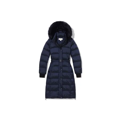 MICHAEL KORS Iridescent Belted Padded Coat