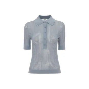 Chloé Fitted Knit Polo Shirt