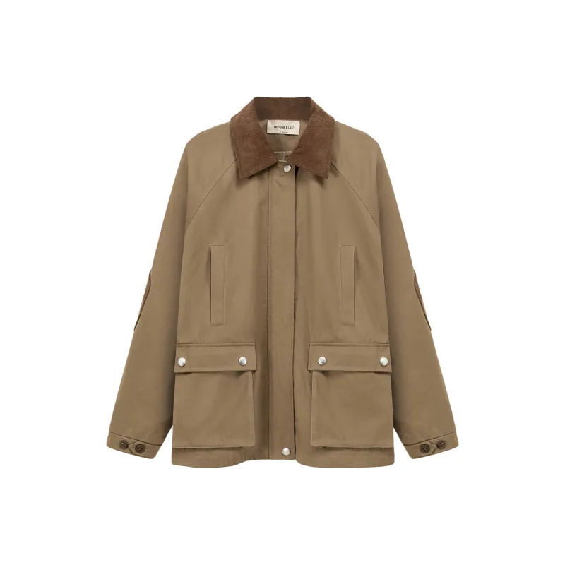 NO ONE ELSE Jackets Unisex Army Green-0