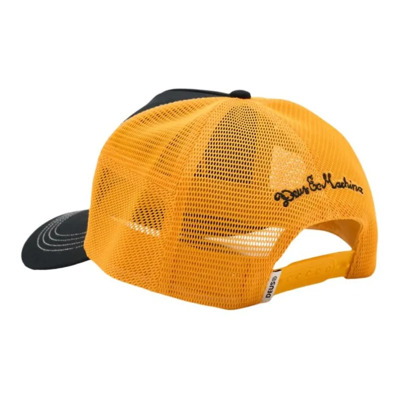 Deus Ex Machina Cotton Twill Baseball Caps Unisex Black-1