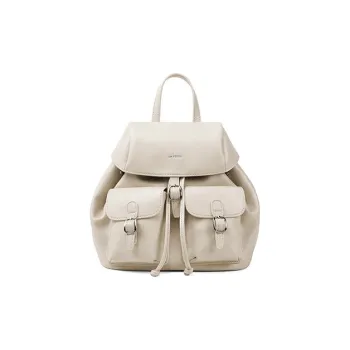 LA FESTIN Cow Leather With Synthetic Leather Backpack Women's Multicolor