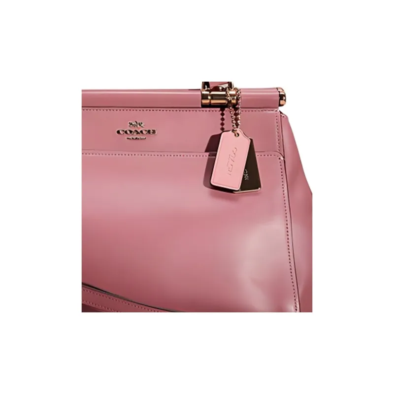 COACH Grace Genuine Leather Shoulder Bag Crossbody Bag Handbag Large Size Women's Rose Pink-1