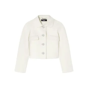 VERSACE SS24 Jackets Coats Women's White