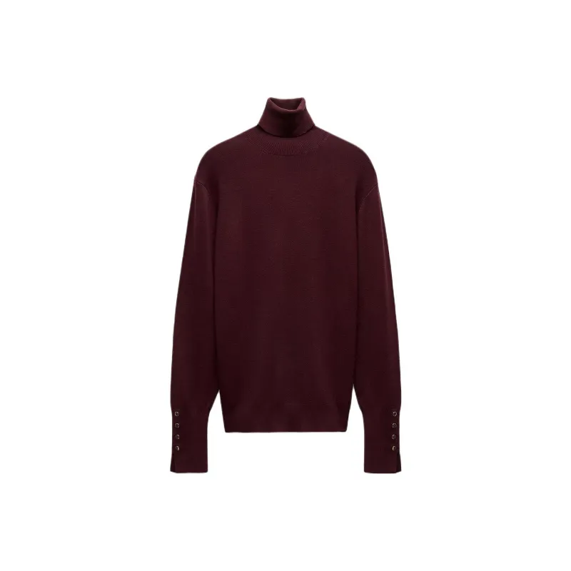 ZARA Knitwear Women's Burgundy-0