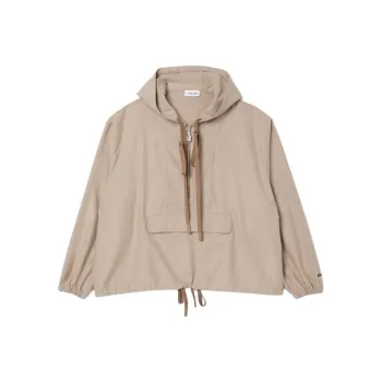 LACOSTE Drawstring Cotton Hoodie