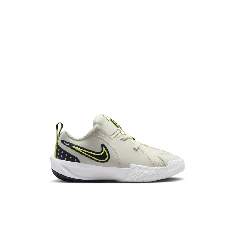 Nike G.T. Cut 3 Low Top Children's Basketball Shoes Phantom Gray White/Light Lemon/Obsidian Color/White Kids'-1