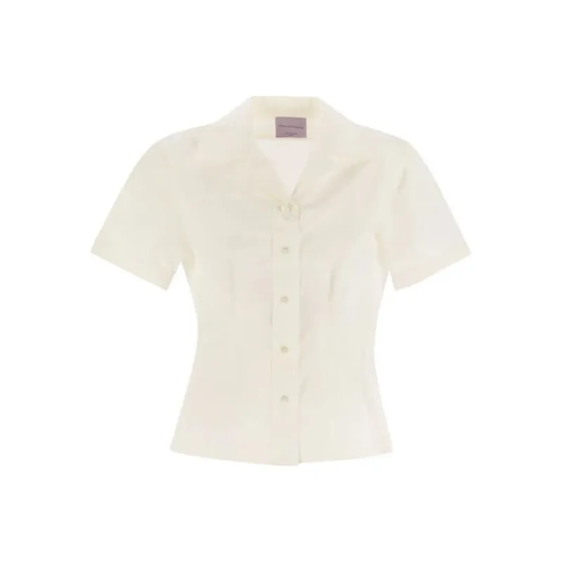 WEEKEND MaxMara Button Up Short Sleeved Top-0