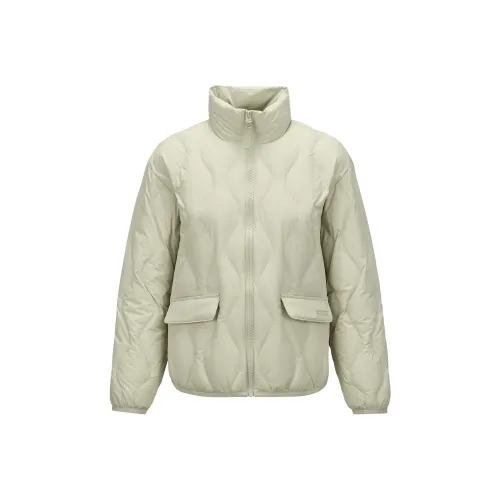Skechers Mountain And Wild Outdoor Series Down Jacket Women's Beige