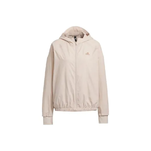 Adidas Jackets Women's Light Gray Brown