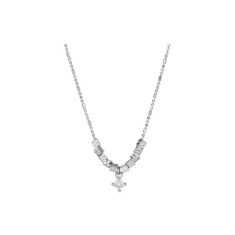 TAOHUAZHAOZHAO S925 Silver Necklaces Women's-0