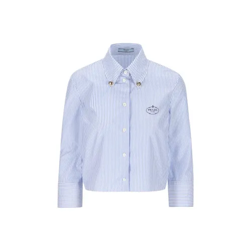 PRADA Button Up Striped Shirt