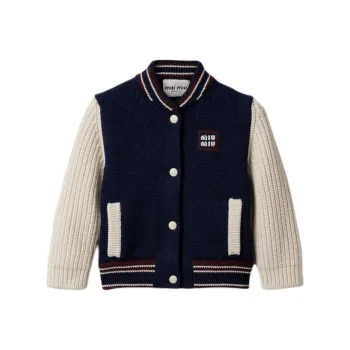 MIU MIU Knit Bomber Jacket