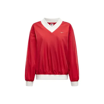 Nike Sportswear Essential Women's Loose Uv Woven Long Sleeve V Neck Top