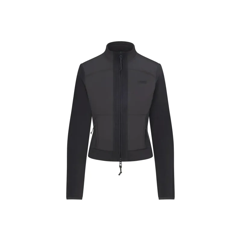 SKIMS FW24 FLEECE LOUNGE FITTED JACKET Jackets Coats Women's STORM Color-0