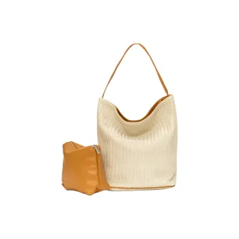 BONSAI STUDIO Microfiber Portable Crossbody Bag, Shoulder Bag Regular Women's White