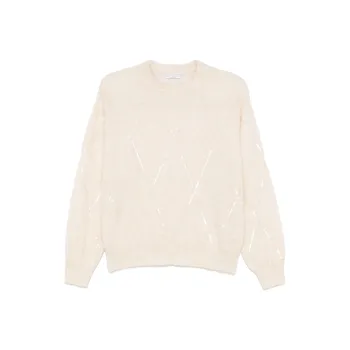 Brunello Cucinelli Sequin Embellished Crewneck Knitted Jumper