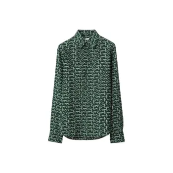 Burberry Monogram Printed Long Sleeved Shirt