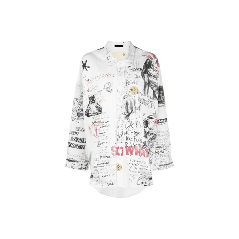 R13 Shirts Women's White-0