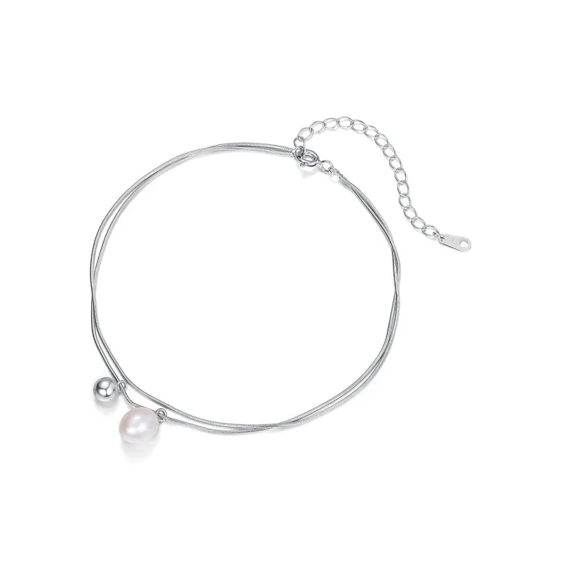 Eclater 925 Sterling Silver Anklets Women's-0