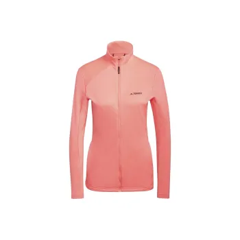 Adidas W MT FULL Z FLE Sweatshirt Women's Orange Red