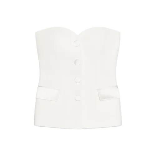 ZARA Strapless Top Women's Raw White