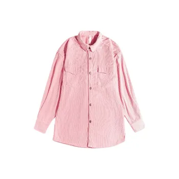 ZHONGBANGJICHU Shirt Women's Coral Pink