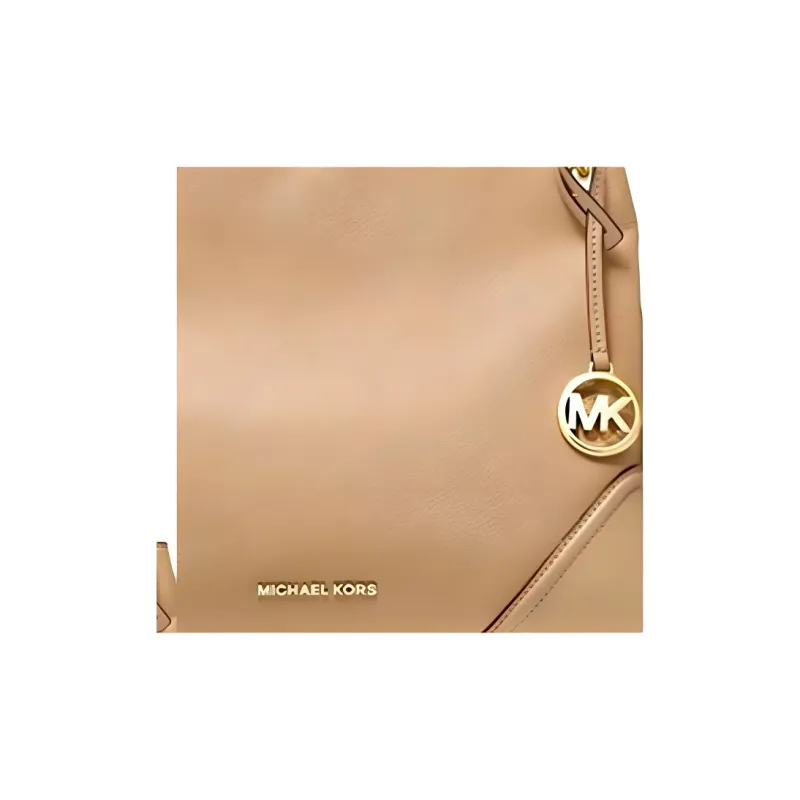MICHAEL KORS Leather One Shoulder Handbags Women's Cream Apricot-2