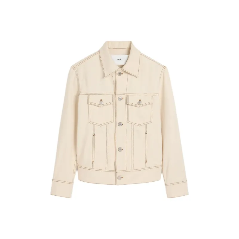 AMIPARIS Cotton Trucker Jacket-0