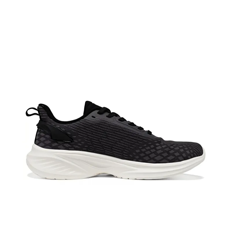 361° Cushioned Wear Resistant Lightweight Low Top Running Shoes Men's Black-1
