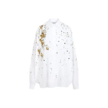 DRIES VAN NOTEN Embellished Button Up Shirt
