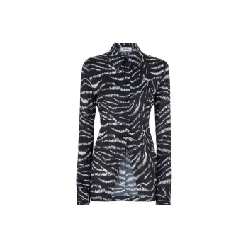 The Attico Zebra Printed Shirt