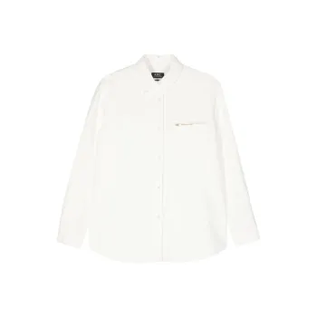 A.P.C Tina Long-Sleeved Denim Shirt