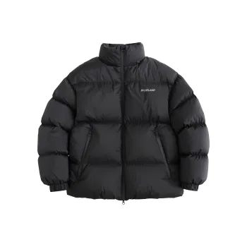 BLUELANDINC Down Jacket Unisex Black