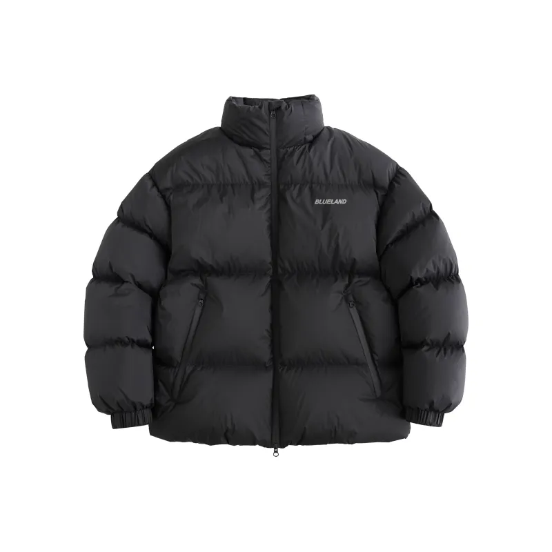 BLUELANDINC Down Jacket Unisex Black-0
