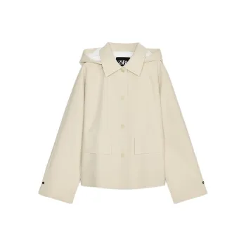 ZARA ZW Series Jackets Coats Women's Butter