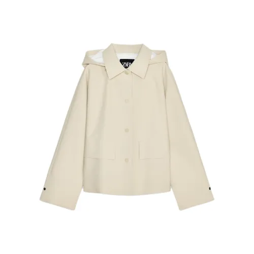 ZARA ZW Series Jackets Coats Women's Butter