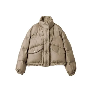 MIU MIU Down Jacket Women's Mud Gray
