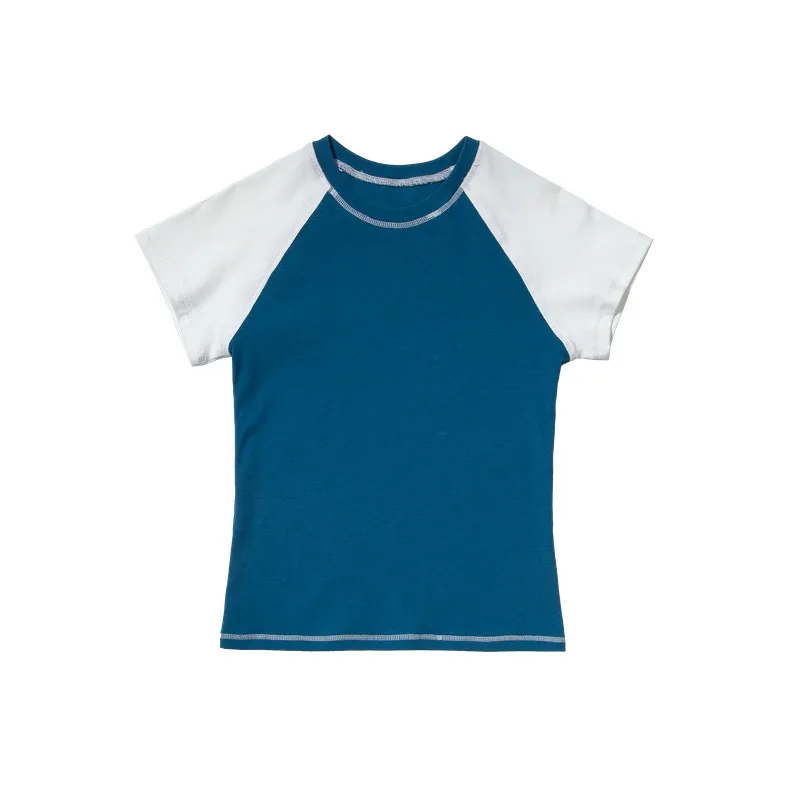 COUNTRY MOMENT T Shirt Women's Blue White-1